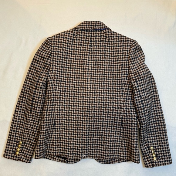 J. Crew Black and Tan Houndstooth Blazer - Picture 10 of 11